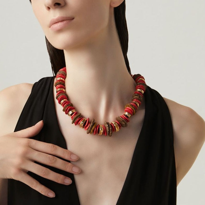 Collana Bali Red