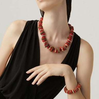 Collana Bali Red