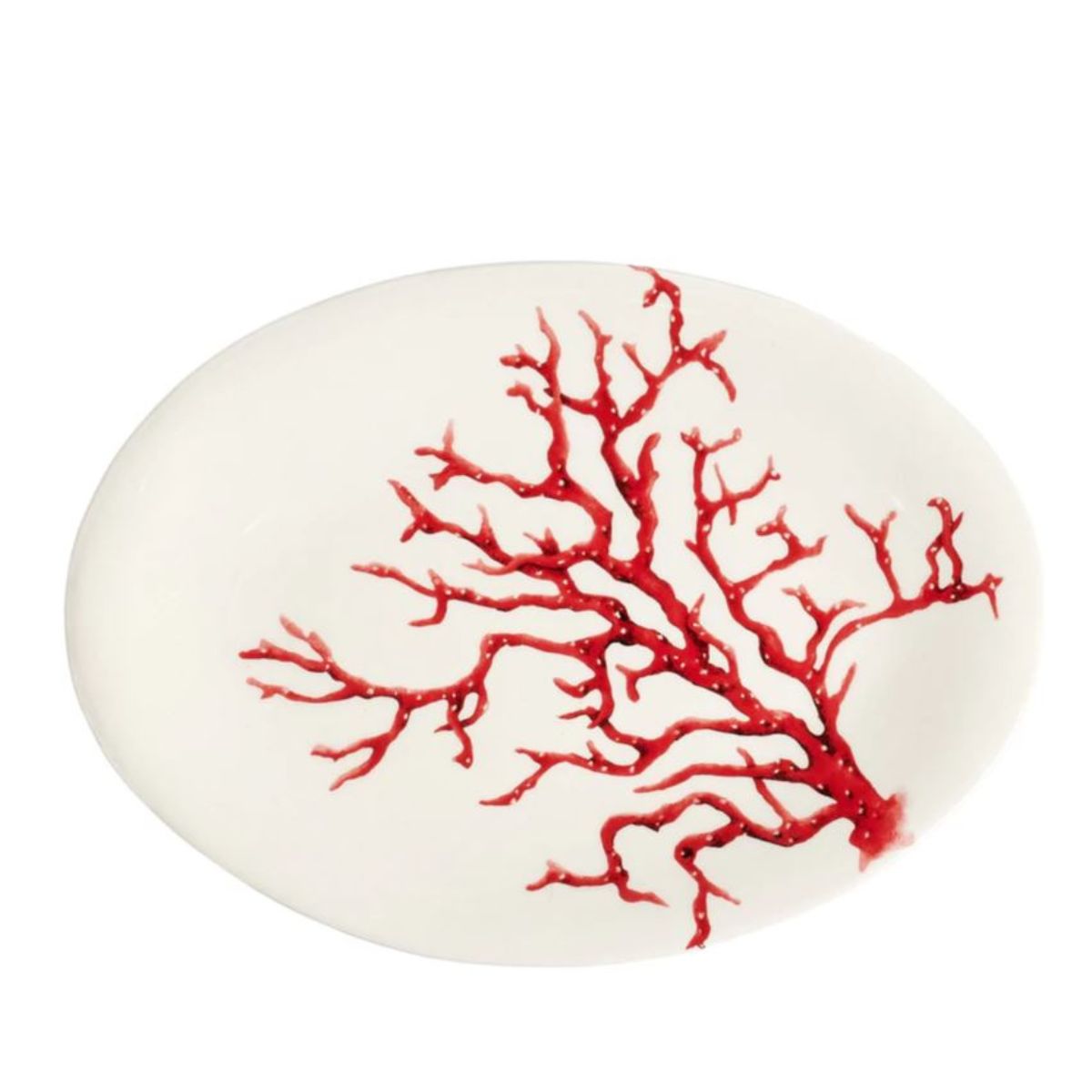 Piatto ovale Corallo 38cm