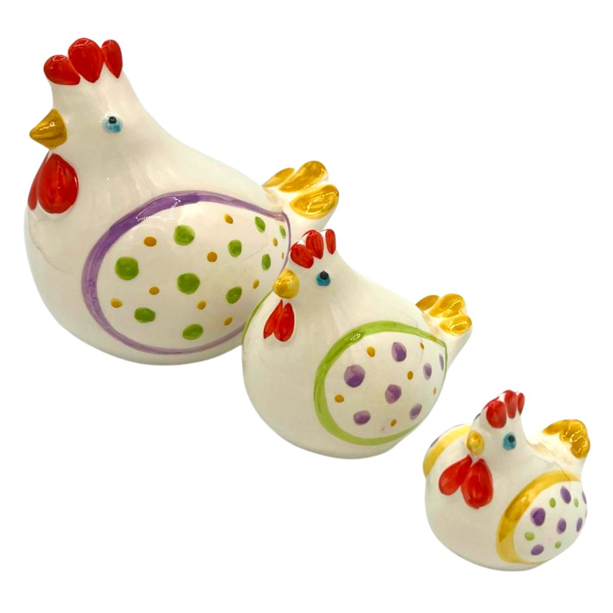 Gallina in Ceramica di Caltagirone