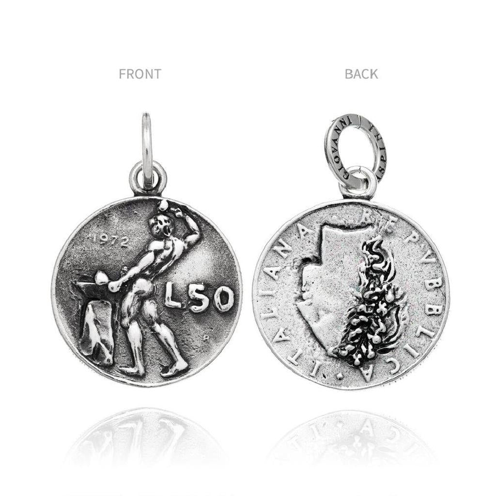 Charm Moneta 50 Lire