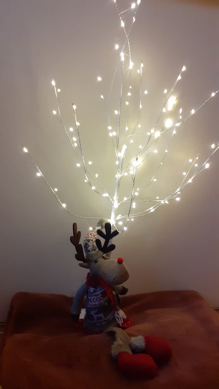 Albero a Led Metallo Bianco Medium